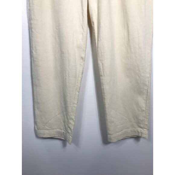 New Marine Layer Women's L Elle Relaxed Pull On Pants Cotton Vacation Travel - Picture 10 of 15